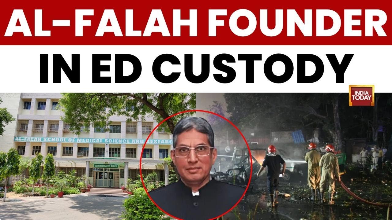Al-Falah University Founder Javed Siddiqui Arrested By ED In Red Fort Blast Terror Funding Probe