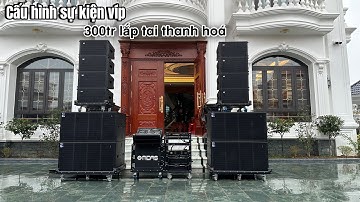 Lắp đặt bộ sự kiện DAP 300tr tại Thanh Hoá. Dùng mixer m32 hát hay như mở đĩa // Khánh NB 0981309379