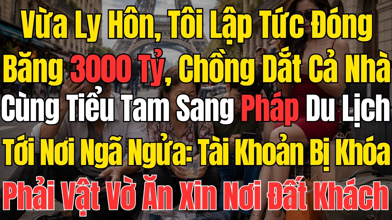 Vừa Ly Hôn, Tôi Lập Tức Đóng Băng 3000 Tỷ, Chồng Dắt Cả Nhà Cùng Tiểu Tam Sang Pháp Du Lịch...