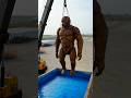 Giant Gorilla Water Scene | Cinematic Deep Splash Moment 🌊🦍 #satisfying #gorilla