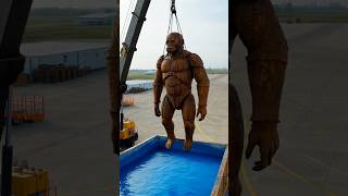 Giant Gorilla Water Scene | Cinematic Deep Splash Moment 🌊🦍 #satisfying #gorilla