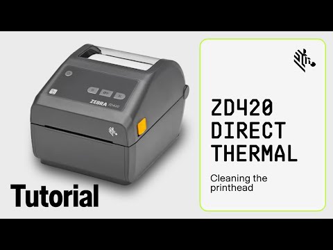 Zebra ZD420D How To: Clean the Printhead