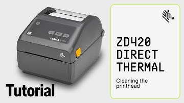 Zebra ZD420 Direct Thermal Printer: How To Clean the Printhead