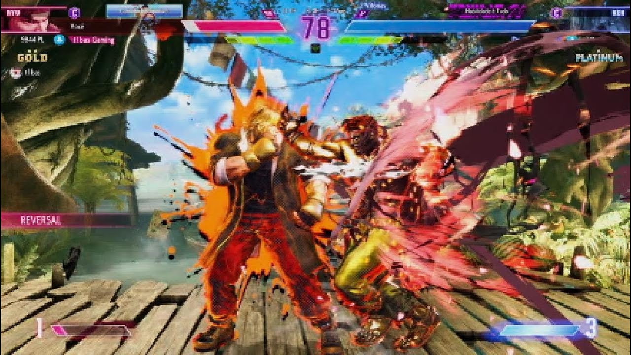 Ryu Vs Ken Casual Match