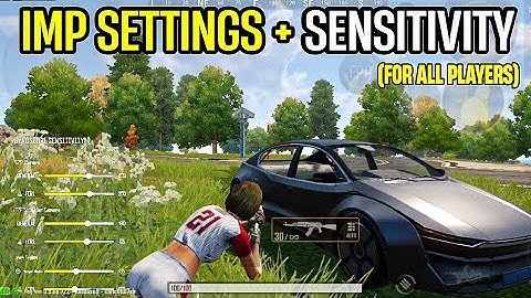 PUBG NEW STATE IMP SETTINGS + SENSITIVITY FOR NEW PLAYERS 