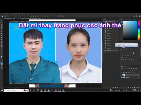Video Thay áo Trang Phục Dân Quân Tự Vệ chuẩn ảnh thẻ nhanh... - youtube