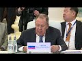 С.Лавров на заседании Совета Парламентской Ассамблеи ОДКБ
