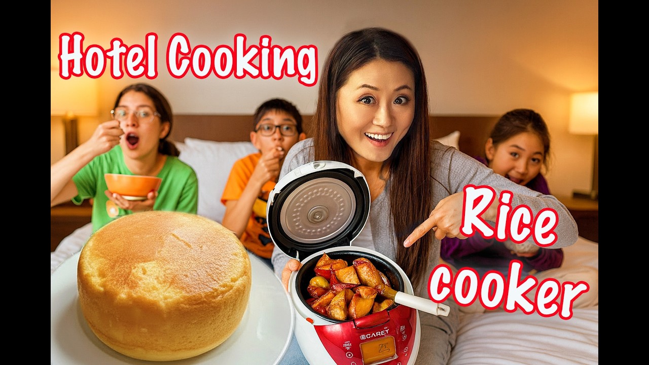 Готовим в гостиничном номере, используя только рисоварку! Так просто, даже дети справятся! | Семе...