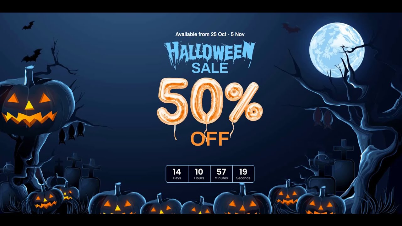 How to create Halloween invitation landing page with Elementskit | Wpmet
