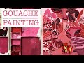 The Mushroom Forest / Gouache Painting Process / Timelapse