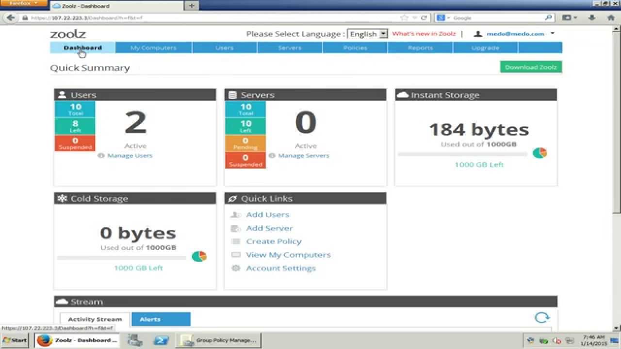 Zoolz Active Directory Deployment (part 3)