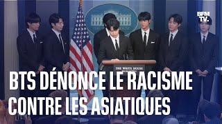 À la Maison Blanche, le groupe BTS dénonce les violences racistes contre des personnes asiatiques
