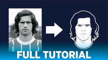 Tutorial How to Draw Minimalist Flat Avatar | Corel Draw Tutorial | Gerd Muller