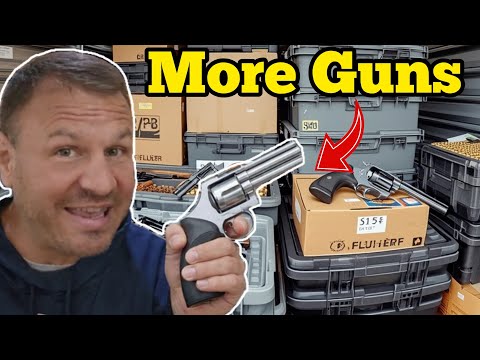 GUNS FOUND IN GUN HOARDERS STORAGE UNIT 