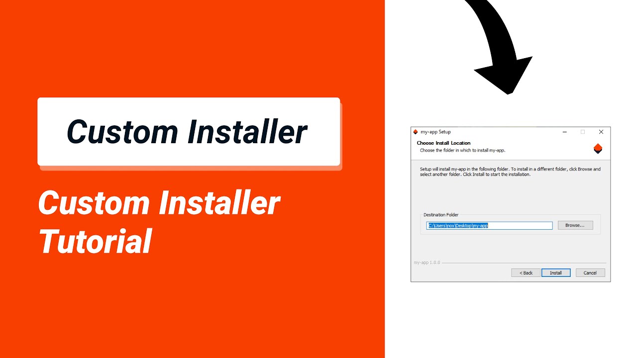 Custom Installer W/ Electron