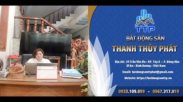 Bán nhà mặt tiền kinh doanh tại Dĩ An | Nhà Đất TTP