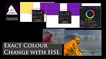 Exact Colour Change with HSL in Affinity Photo