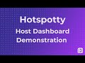 Hotspotty - Host Dashboard Demonstration