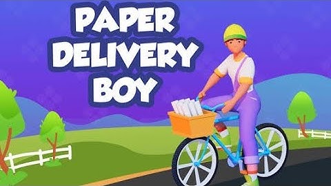 Will You Be Able To Deliver All The Papers - Paper Delivery Boy Gameplay 