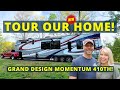 Grand Design Momentum 410TH RV Home Tour! (Full Time RV Living)