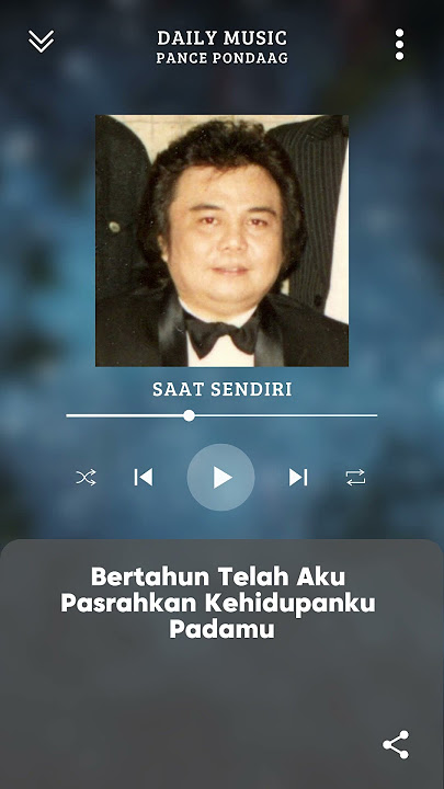 Saat Sendiri - Pance Pondaag #pancepondaag #lagukenangan #lagunostalgia #lagulawas #shorts