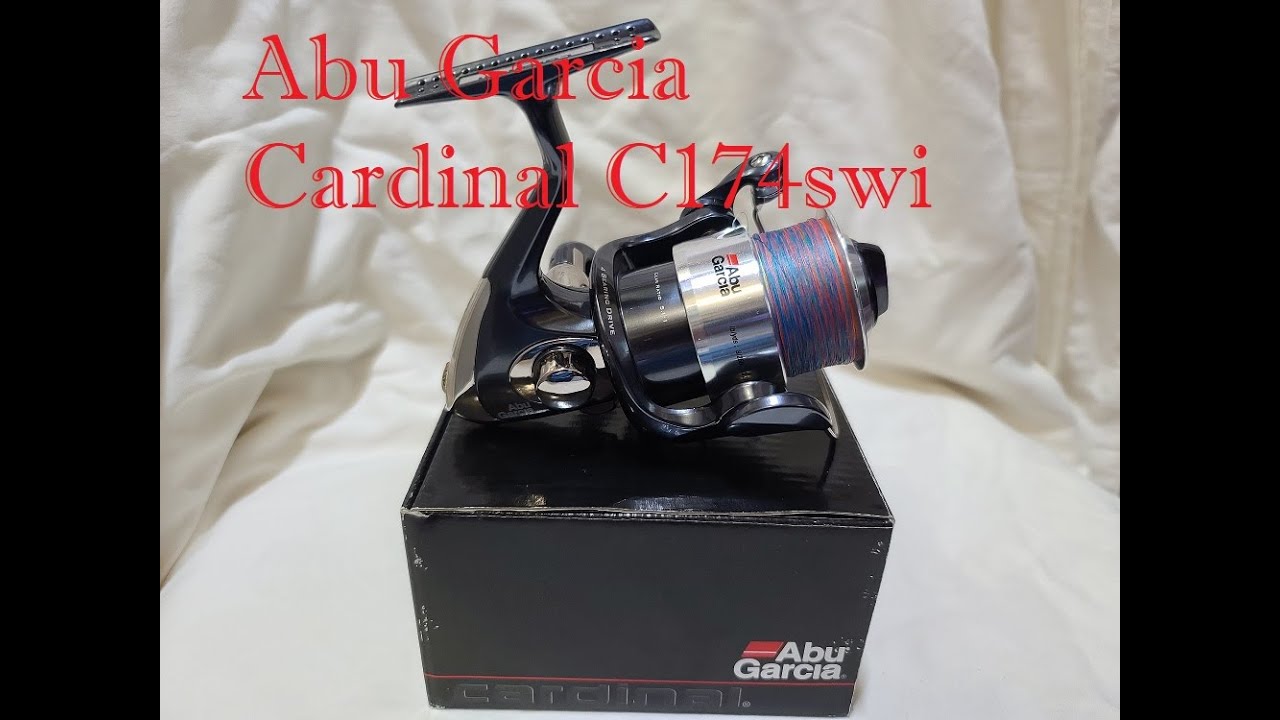 unboxing ABU GARCIA CARDINAL C174 SWi salt water reel with extra