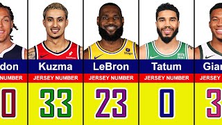 BEST NBA PLAYER FROM EACH JERSEY NUMBER IN 2024