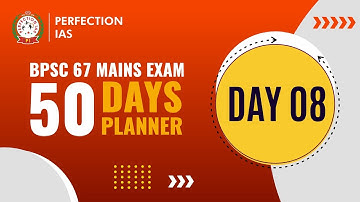 How can I prepare for BPSC mains? What should be read in polity for Bpsc? 50 Days Plan, BPSC 67th