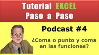 Обложка Podcast 4 Coma O Punto Y Coma En Las Funciones De Excel Скачать Podcast 4 Coma O Punto Y Coma En Las Funciones De Excel