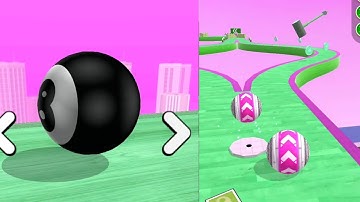 SKY FLAING BALL VS GOING BALLS SPEED RUN _ ANDROID MOBILE GAMES END IOS GAMEPLAY #androidgames