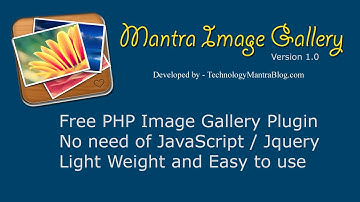 PHP image gallery without javascript jquery