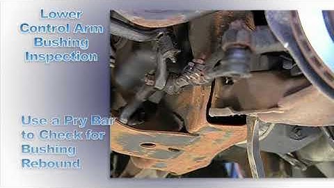 Inspecting a Lower Control Arm Bushing - Hunter Engineering