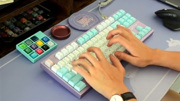 Bias with lubed SP Star Meteor Whites typing sounds