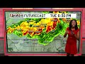 Annea's Tuesday afternoon forecast