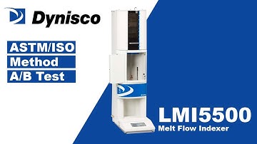 ASTM ISO Method A B Test Using the Dynisco LMI5500 Melt Flow Indexer