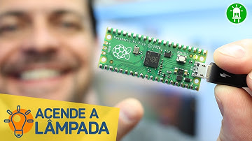 Primeira Vez como Raspberry Pi Pico ! #AcendeALâmpada
