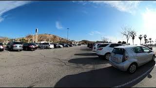 Walking in Walmart parking lot. 360 video!