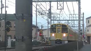 西武鉄道2063F 準急池袋行と快速小手指行　西所沢