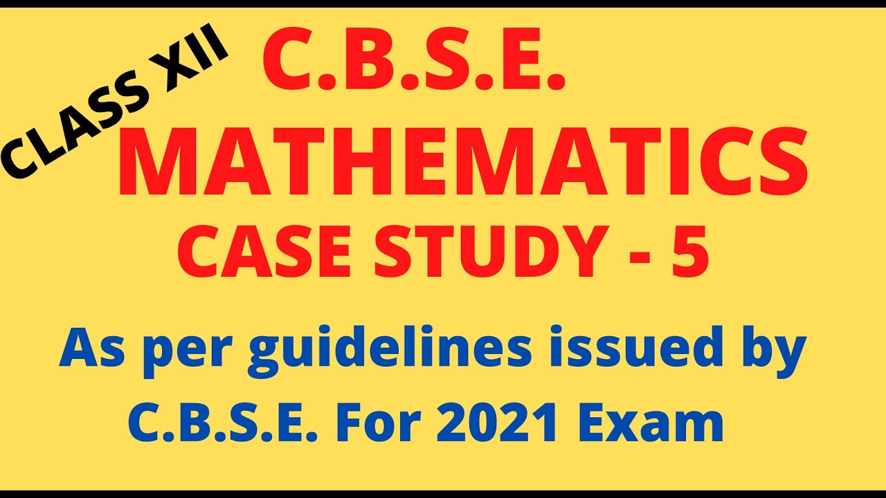 case study in math