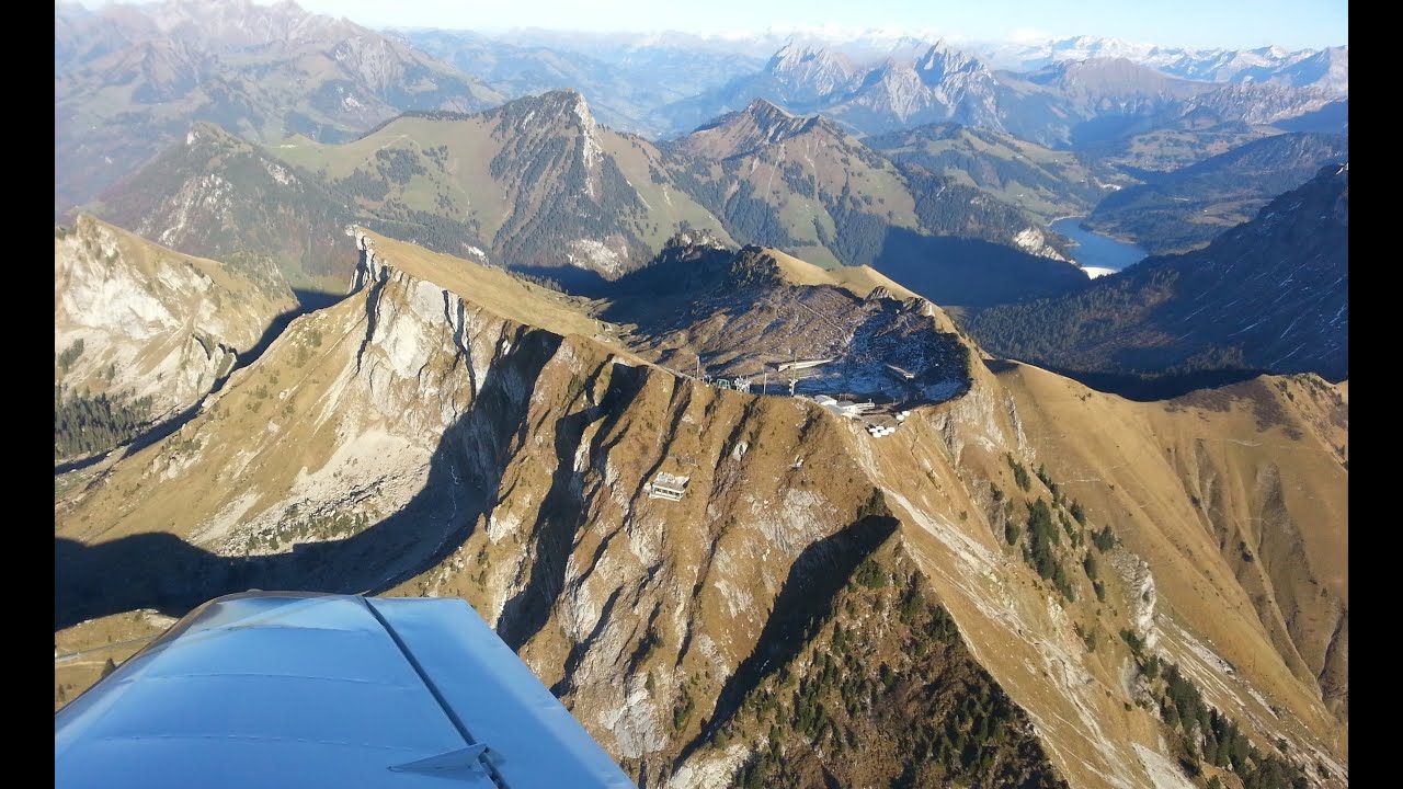 Yverdon les bains (LSGY) Vol de plaisance dans les alpes YouTube