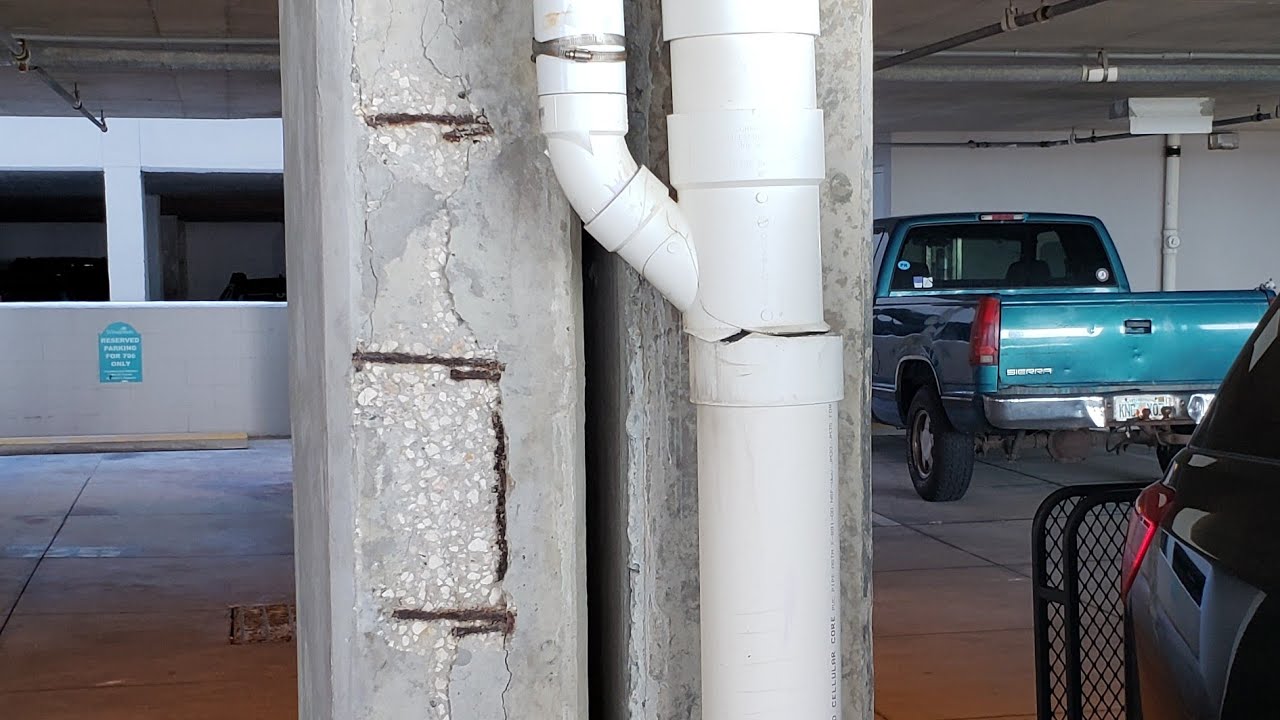 Spalling Pool October 13, 2021 Concrete Spalling Under Pool in Parking Garage at ...