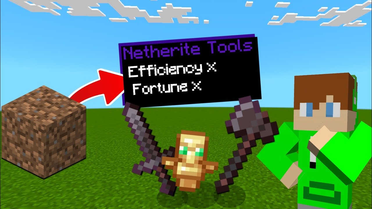 "Minecraft But Every Block Drops OP Loot!" - YouTube