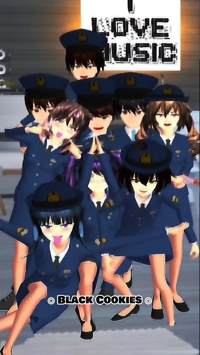 Polisi Semuaa😎☝️ #sakuraschoolsimulator #shorts #fyp [Zera&Sirkel]