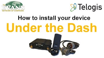 How to install your ELD device "Under the Dash"