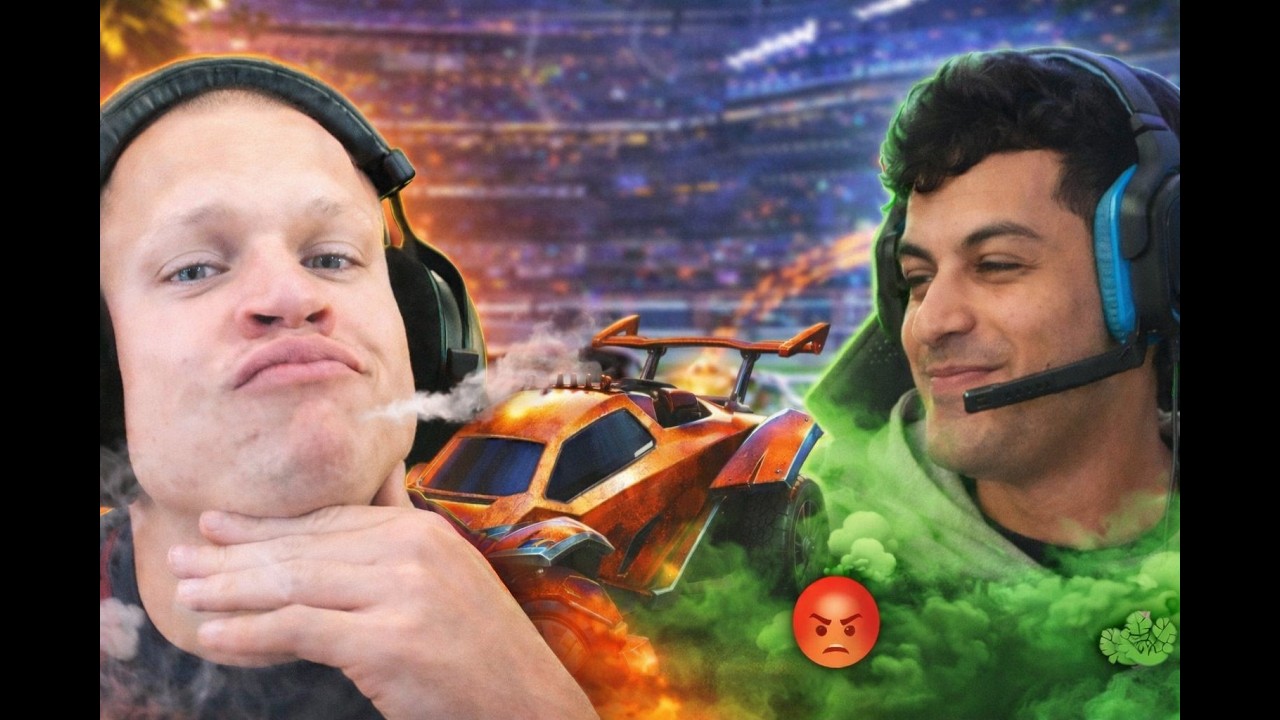 RON PLAYS ROCKET LEAGUE WITH JYNXZI STONED 🤣🥬*TOXIC*