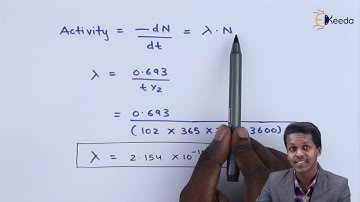 Numerical Based On Activity Problem No 1 - Nuclear Chemistry & Radioactivity