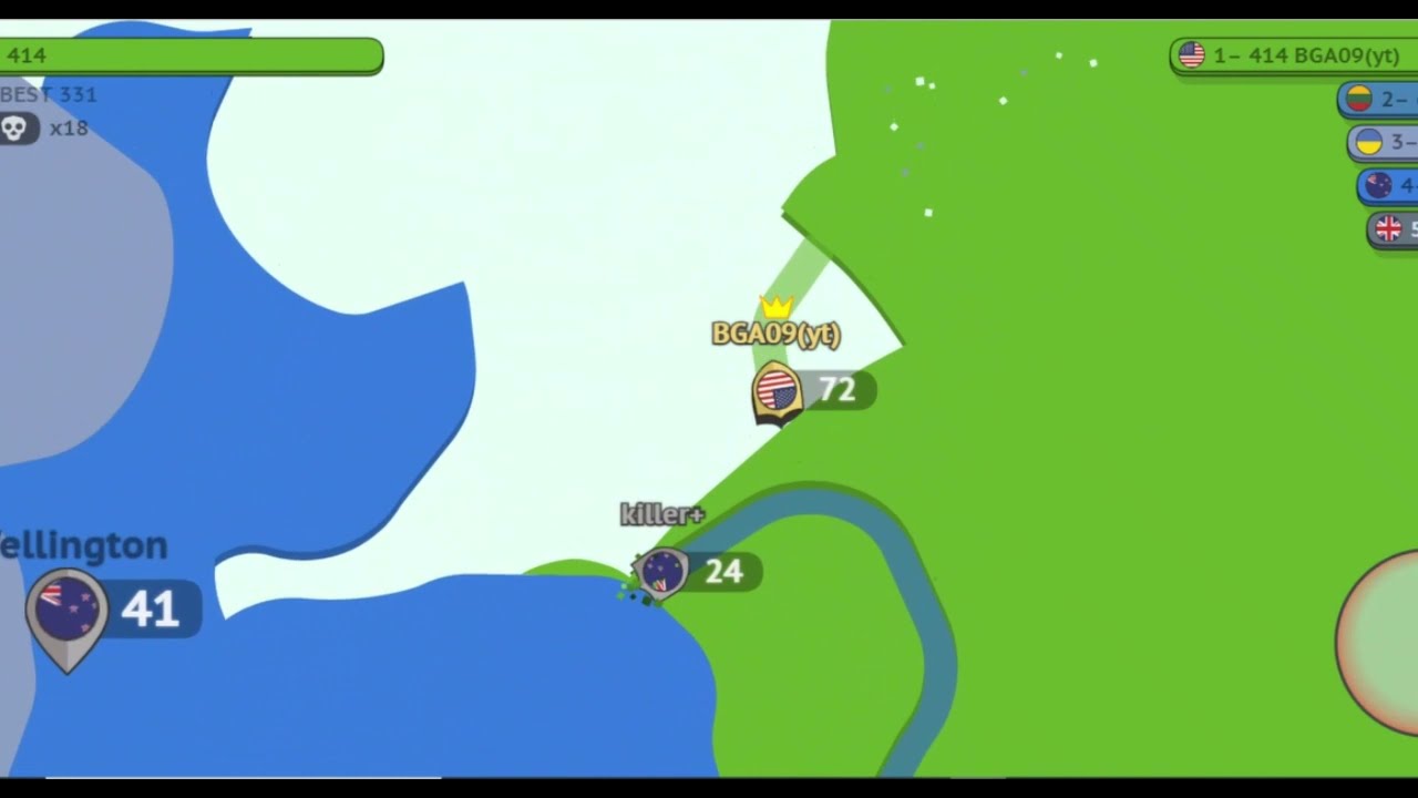 Paper.io 2 World Map Control - YouTube