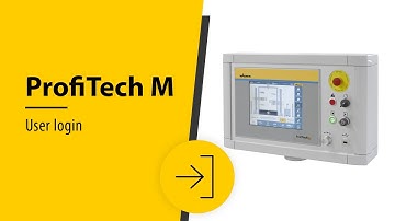 Control system ProfiTech M: User login