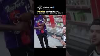 Don Toliver handing out CDs to people before becoming famous