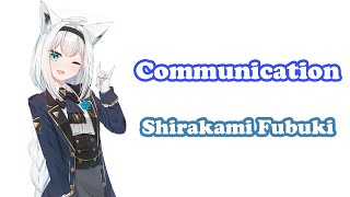 [Shirakami Fubuki] - コミュニケーション (Communication) / Perfume